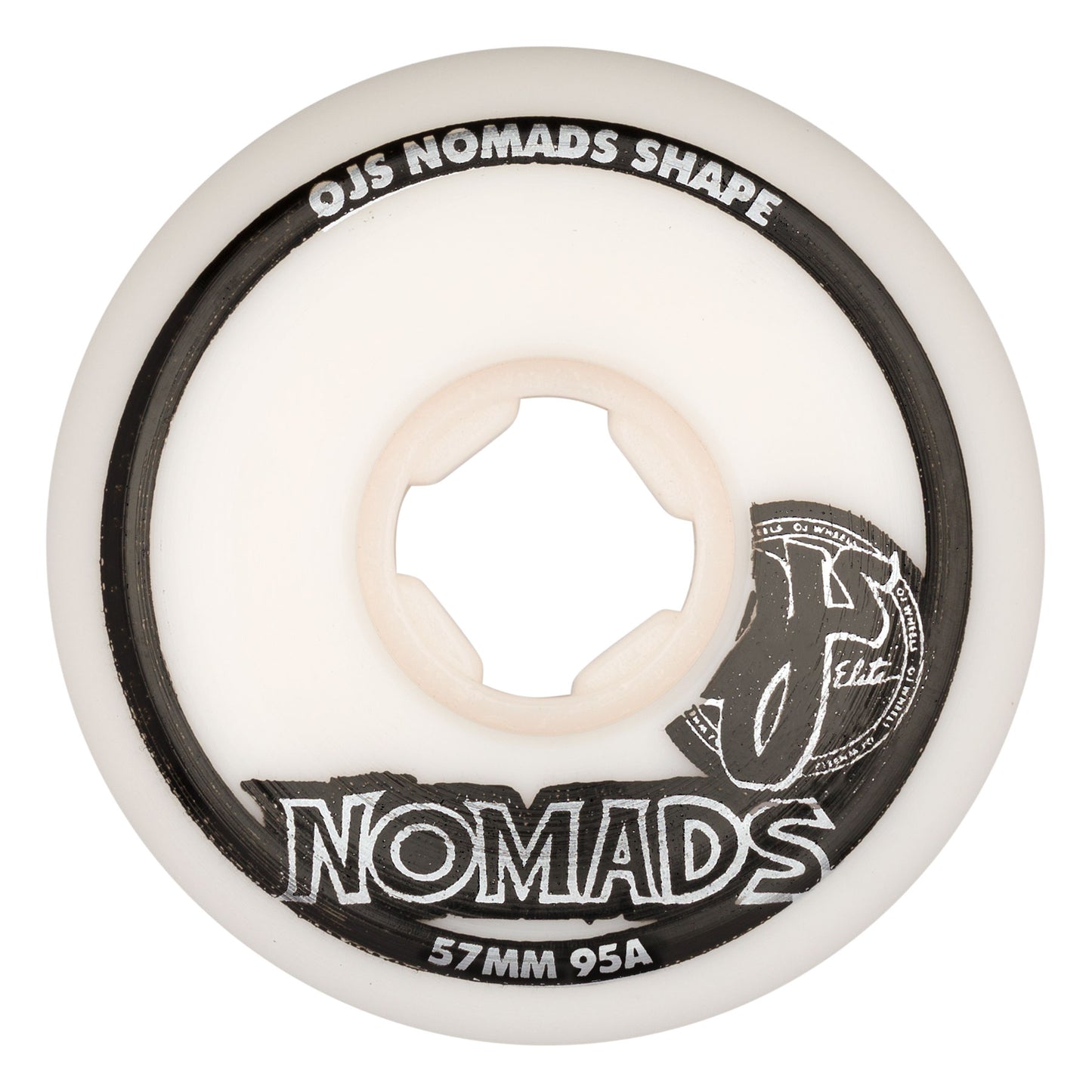 Elite White Nomads 95a OJ Wheels