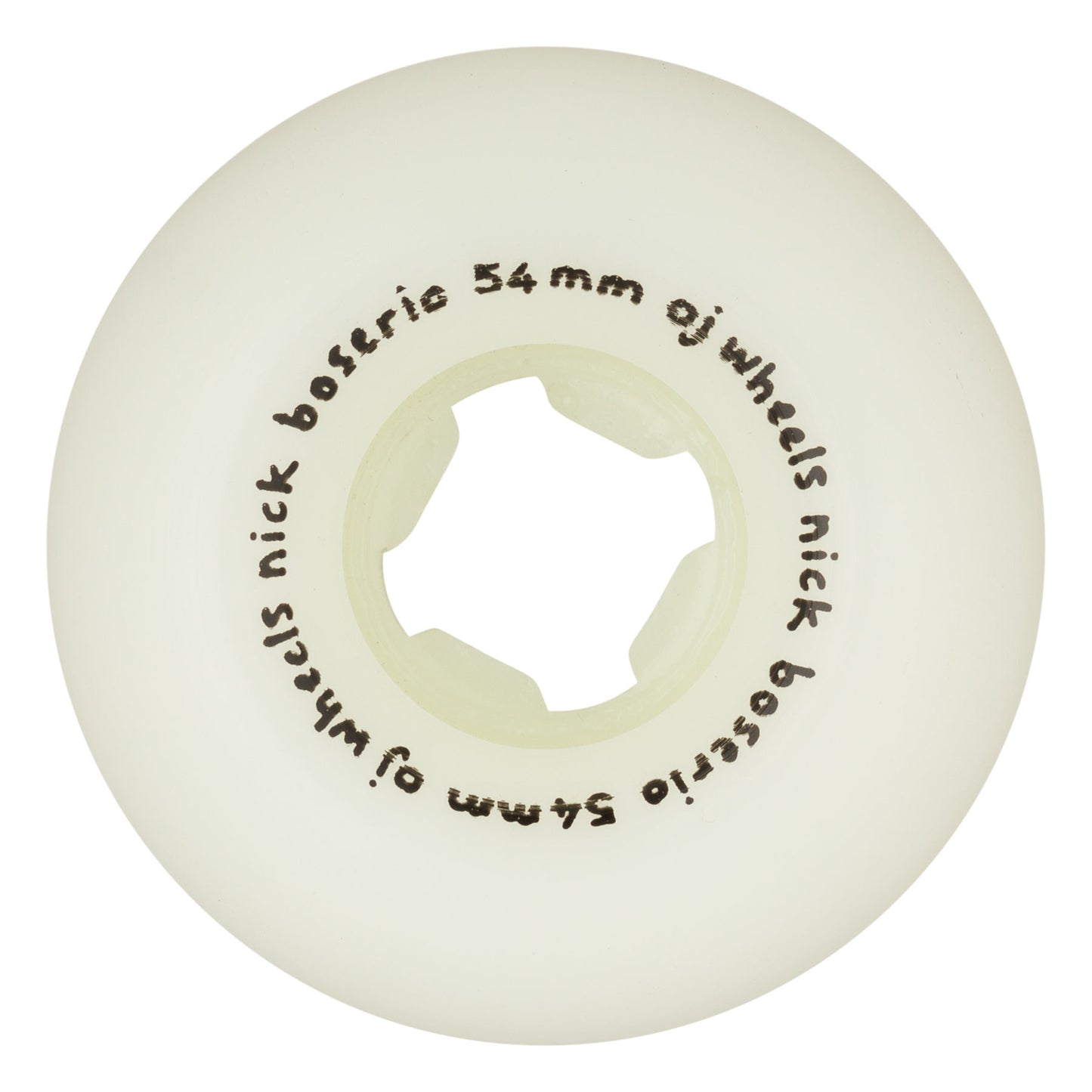 54mm Nick Boserio Sad Security Mini Combos White 99a OJ Wheels