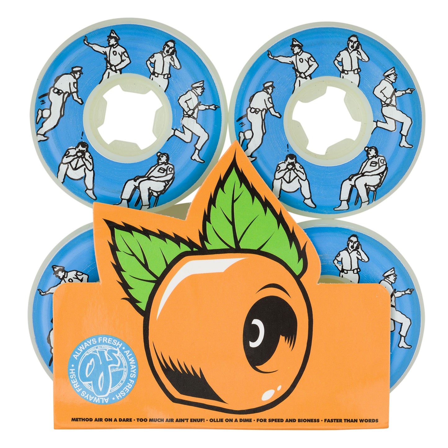 54mm Nick Boserio Sad Security Mini Combos White 99a OJ Wheels