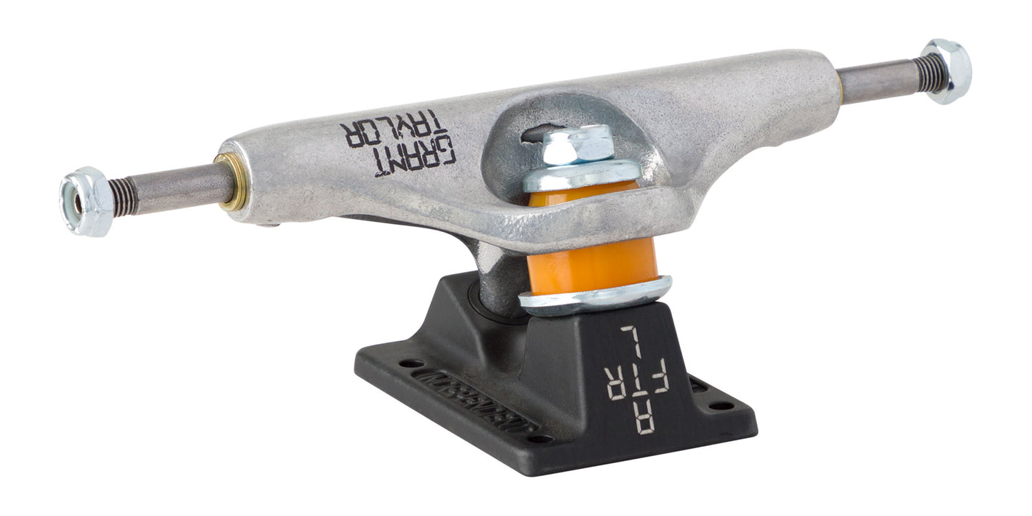 Stage 11 144 Hollow Grant Taylor Barcode Silver Black Standard Trucks Independent (Pair)
