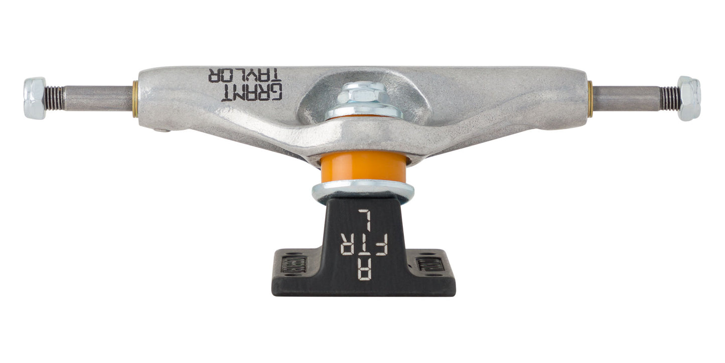 Stage 11 144 Hollow Grant Taylor Barcode Silver Black Standard Trucks Independent (Pair)