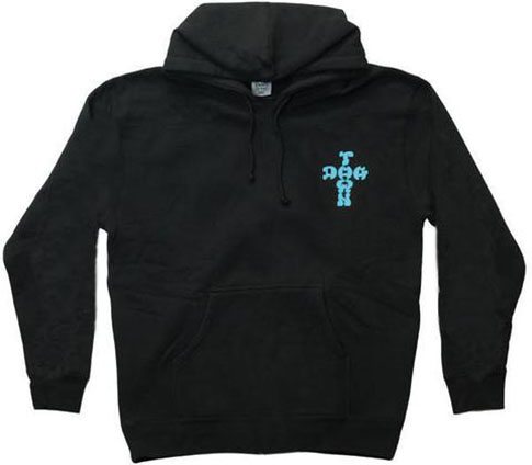 DOGTOWN CROSS LOGO COLOR BLACK/BLUE HD/SWT Medium