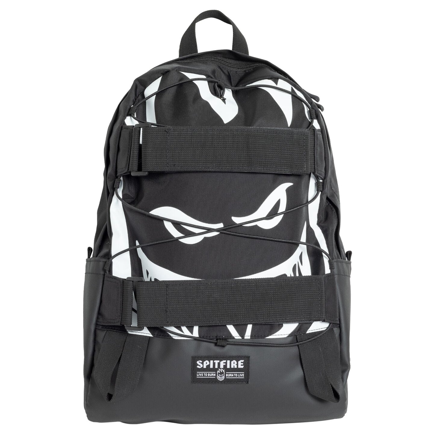 SPITFIRE BIGHEAD DAY SKATE BACKPACK BLACK/WHITE