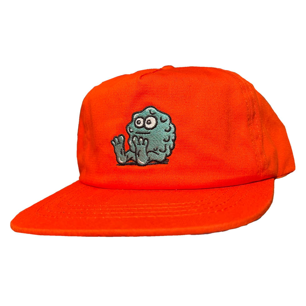 SNOT BOOGER 5 COTTON 5 PANEL HAT ORANGE