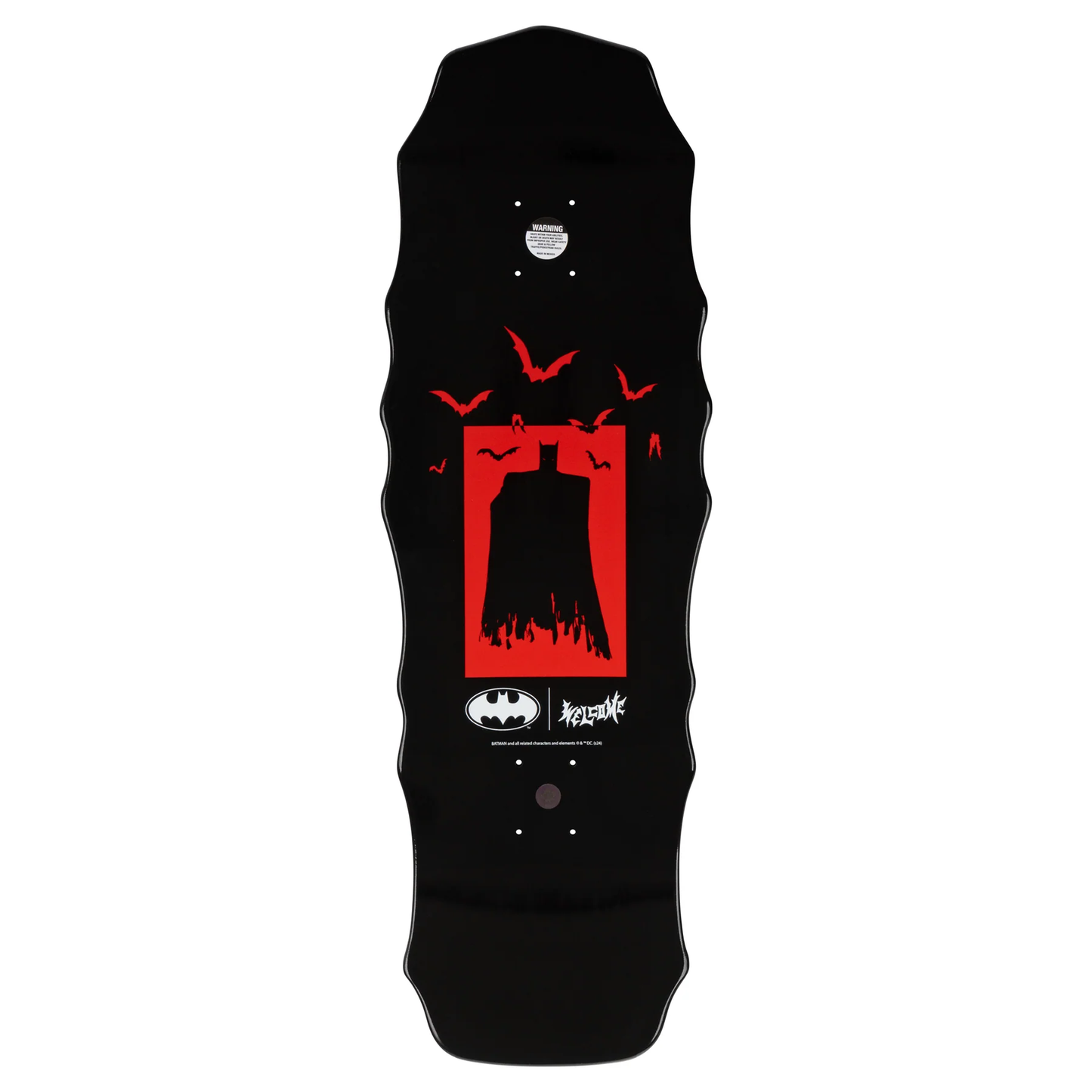 WELCOME X BATMAN JOKER ON WIDOW SHAPED DECK 10.00 X 31.00