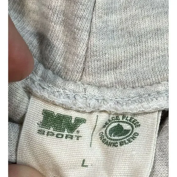 Vintage Oswego State Lakers Gray Sweatshirt Hoodie Men's LG MV Sport Heavy