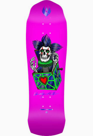 POWELL CHRIS HIETT SKULL SHAPED FLIGHT DECK 9.5 X 31.13