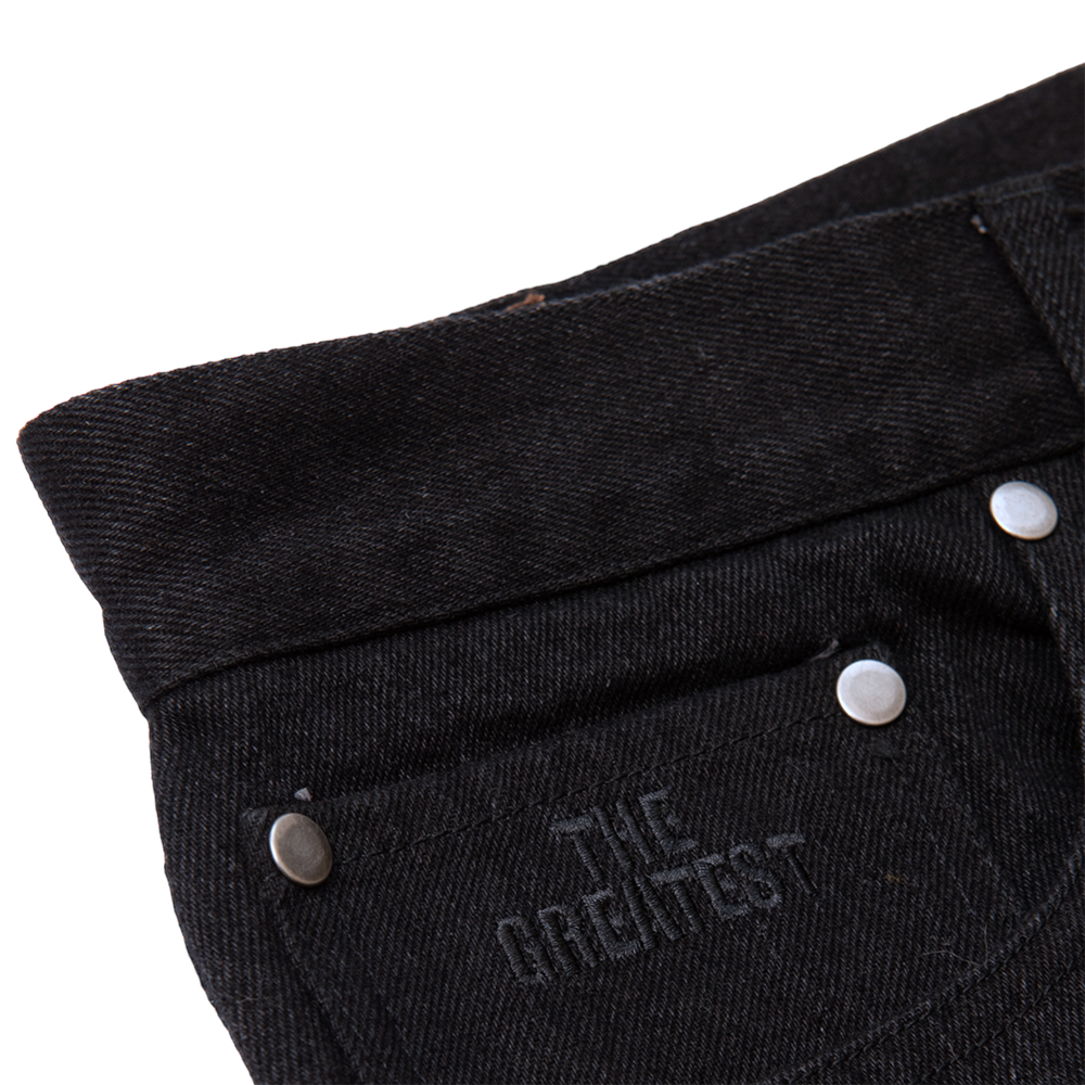 BAKER WARNER DENIM BLACK PANTS