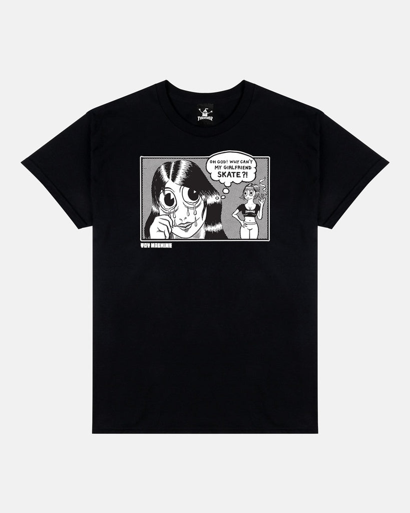 THRASHER X TOY MACHINE B.T.H. WHITE SS T Shirt