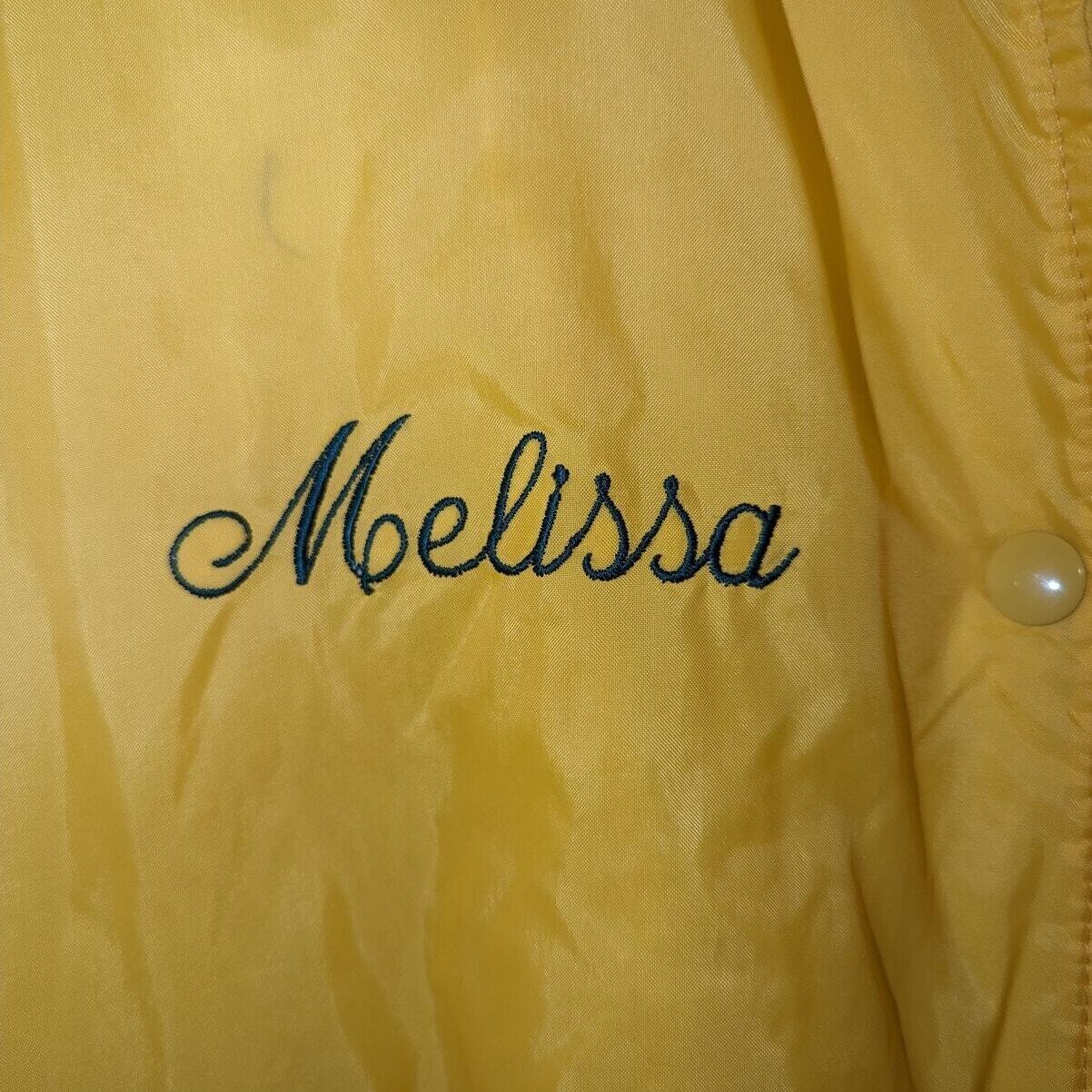 80s Oswego State Cheerleading Nylon Varsity Bomber jacket