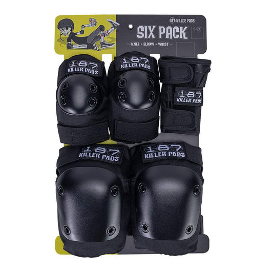 187 KILLER PADS 6 PACK BLACK
