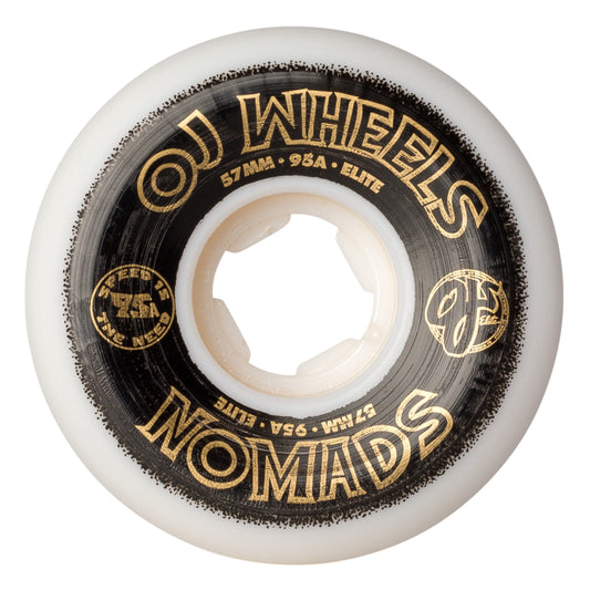 Elite White Nomads 95a OJ Wheels