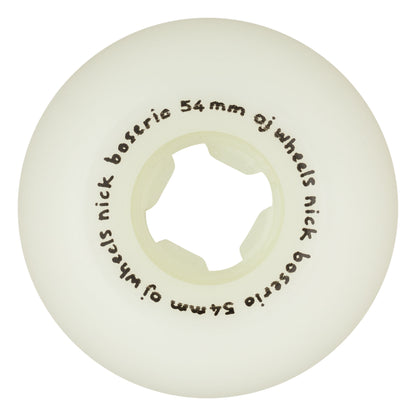 54mm Nick Boserio Sad Security Mini Combos White 99a OJ Wheels