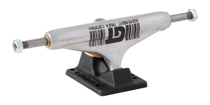Stage 11 144 Hollow Grant Taylor Barcode Silver Black Standard Trucks Independent (Pair)