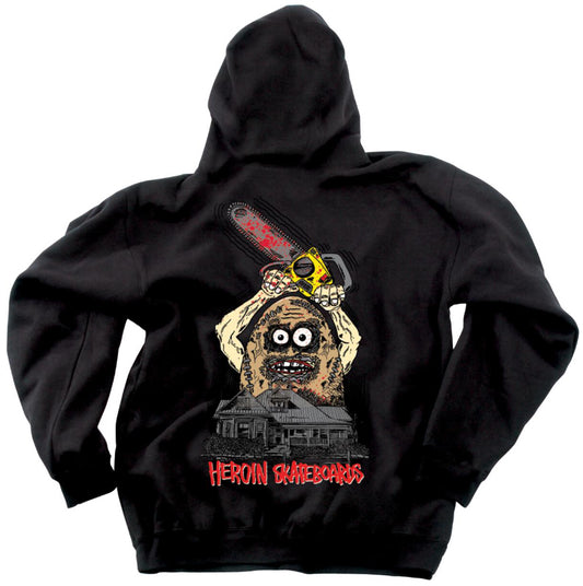 HEROIN TEGGXAS CHAINSAW BLACK HZ/SWT Hoodie