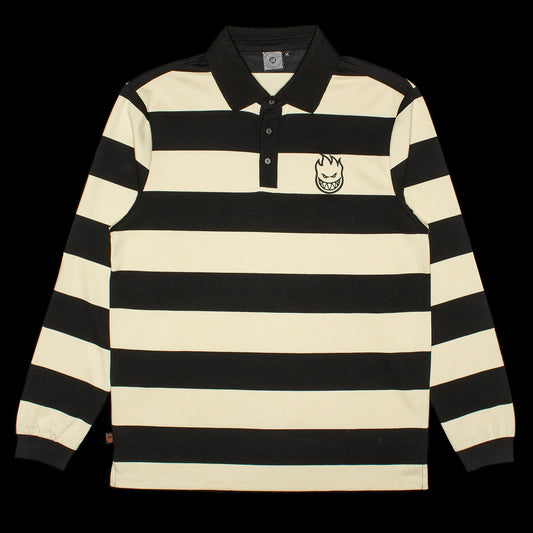 SPITFIRE BIGHEAD RUGBY OFF WHITE/BLACK