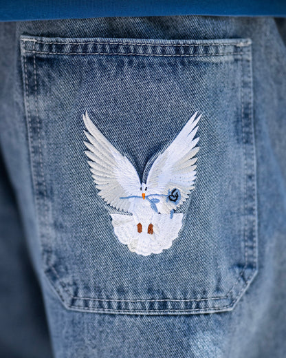 APRIL DOVE JEANS BLUE 32