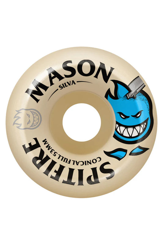 SPITFIRE FORMULA FOUR MASON SILVA BURN SQUAD CONICAL FULL 53MM 99D (Set of 4)