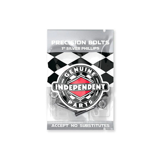 Independent 1in Phillips Genuine Parts Black/Silver Hardware