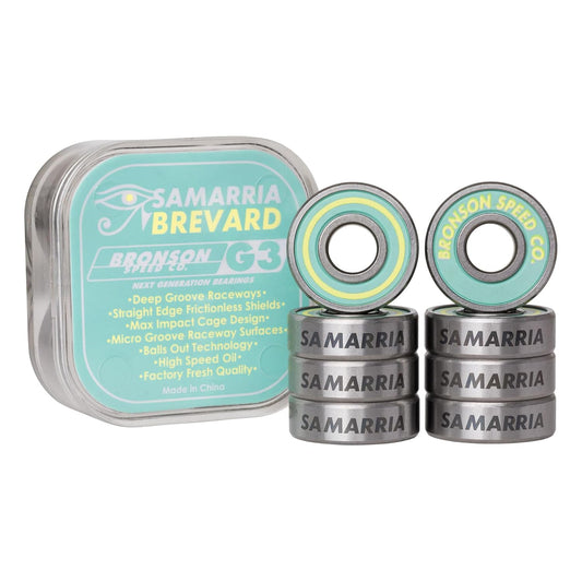 BRONSON SPEED CO. G3 SAMARRIA BREVARD PRO  BEARINGS 8 PK
