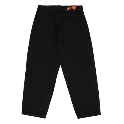 WKND TUBES WASHED BLACK PANTS