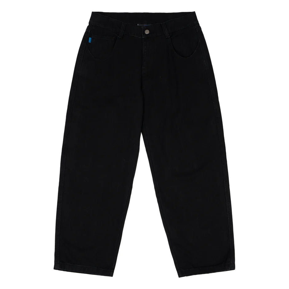 WKND TUBES WASHED BLACK PANTS