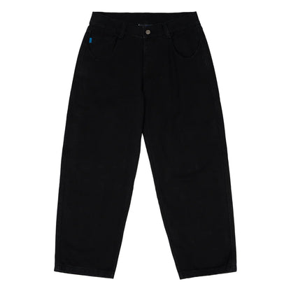 WKND TUBES WASHED BLACK PANTS