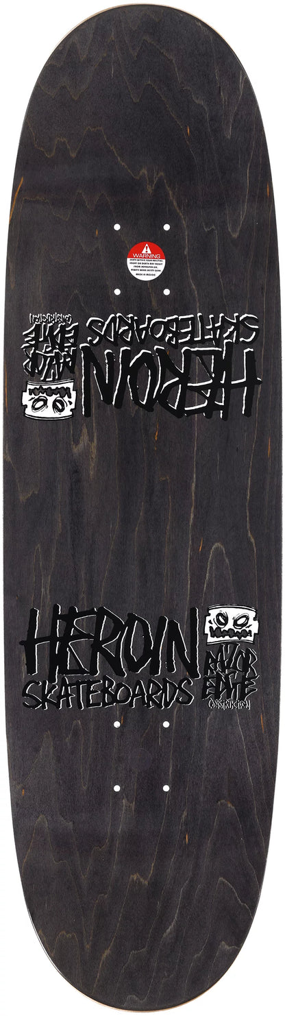 HEROIN TEAM SYMMETRICAL GOLD EGG SHAPED DECK 9.25