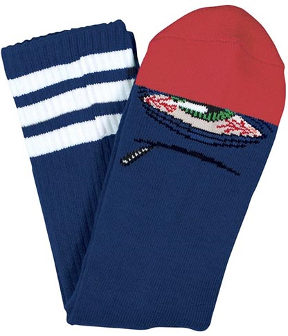 TOY MACHINE STONER SECT SOCK BLUE