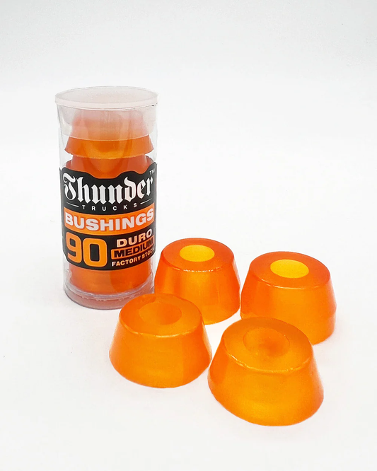 Thunder Premium Clear Orange Skateboard Bushings - 90D