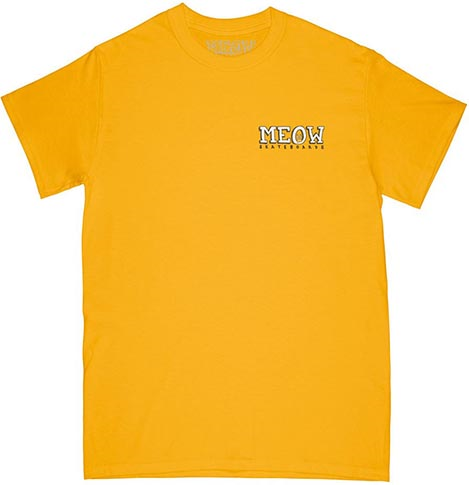 MEOW BAR LOGO GOLD SS