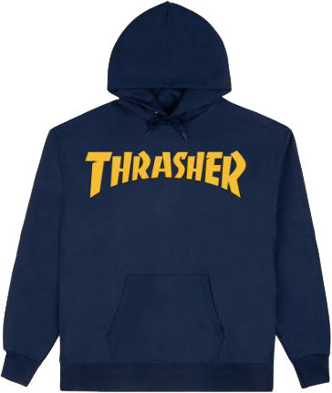 THRASHER COVER LOGO NAVY HD/SWT