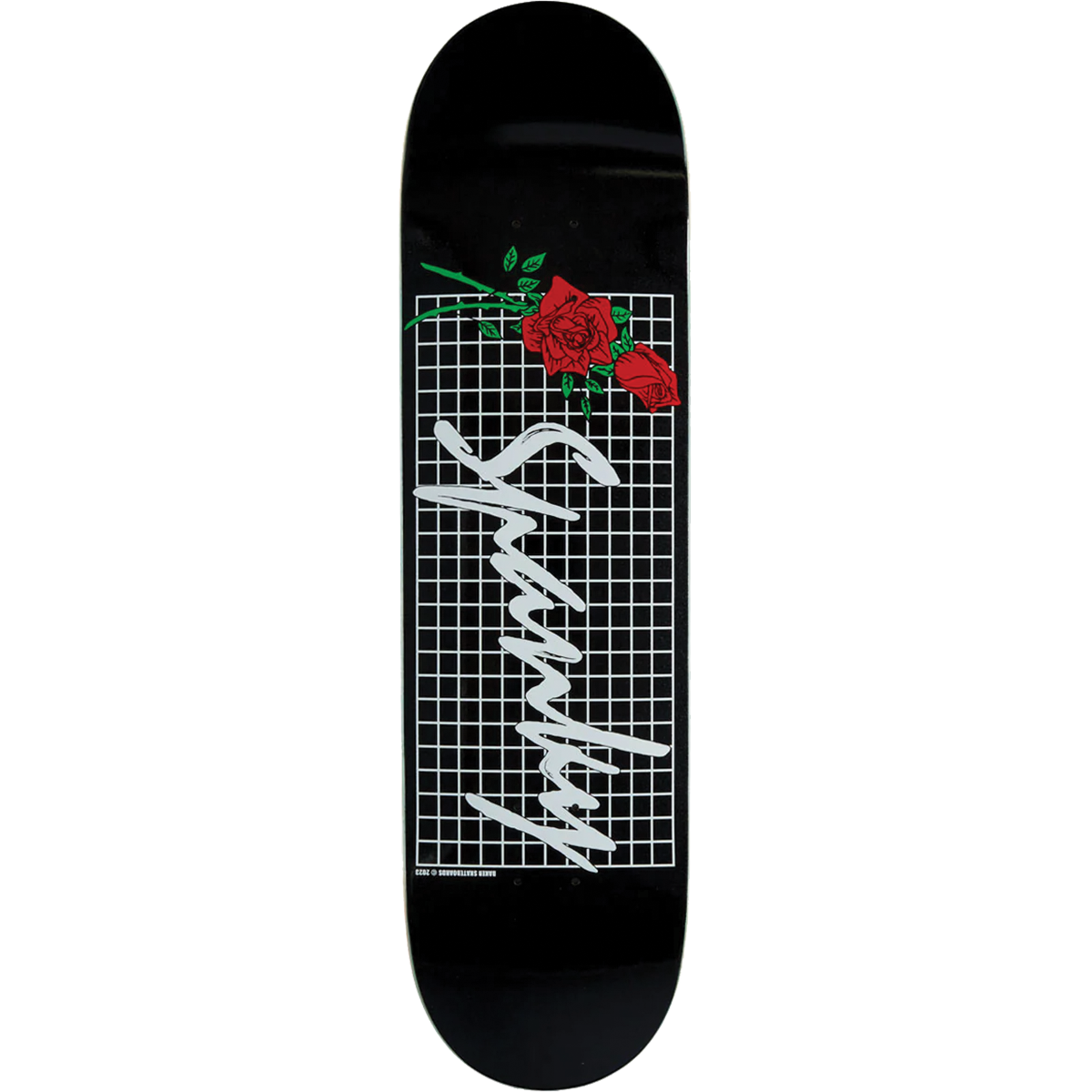 BAKER SPANKY ROSES BLACK DECK 8.25