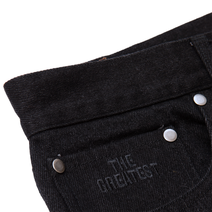 BAKER WARNER DENIM BLACK PANTS