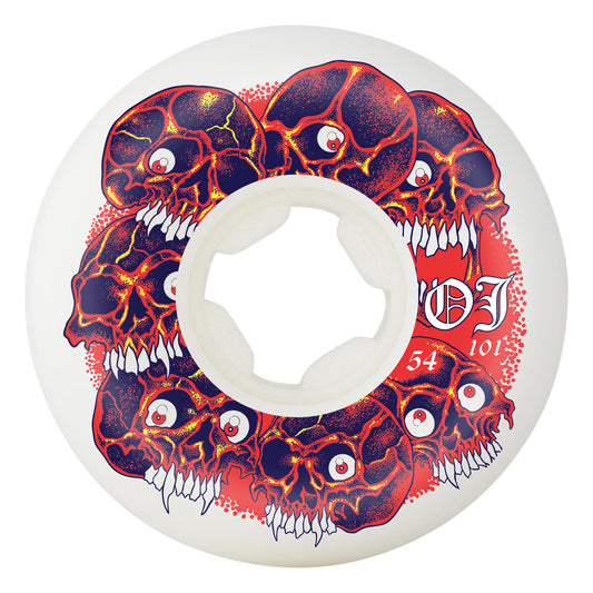 54mm Grey Matter Juice Original White Hardline 101a OJ Wheels