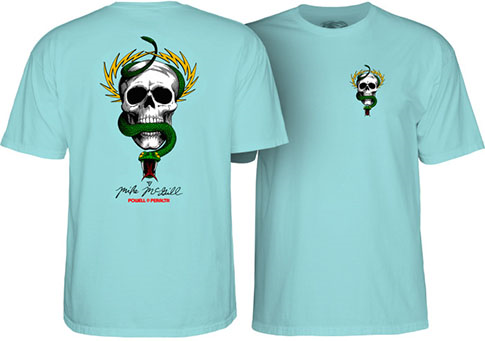 POWELL MCGILL SKULL & SNAKE TEAL ICE