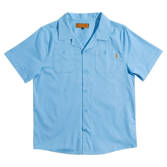 ANTI-HERO HECHO POR SKATE LIGHT BLUE WORK  SHIRT